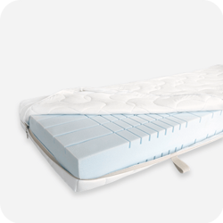 Froli Mobil Tour mattress with soja oil, hardness 2  - custom cutout & dimensions