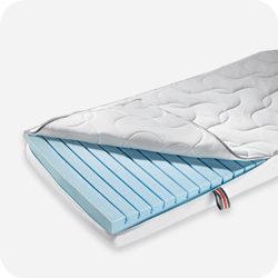 Froli Mobil Zonen mattress, hardness 2 - custom cutout & dimensions