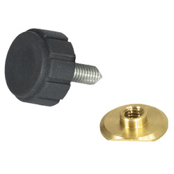 Knurled Screw with Nut