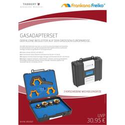 Poster Gas Adapter Set TABBERT DIN A1 (German)