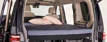 Support legs for Sleep Module VW T7 Multivan, wooden legs, support plates