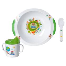 Tableware Set Around the World, 3-pieces