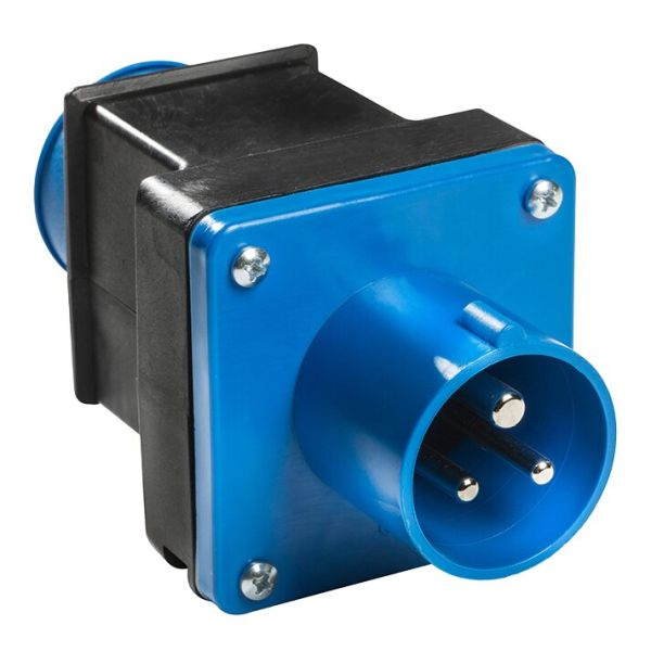 AS Schwabe adapter CEE 16 A na Schuko - strona z wtyczką CEE