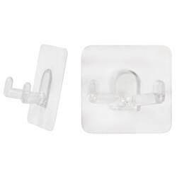 Magiczne V-haki przezroczyste 2s plastikowe