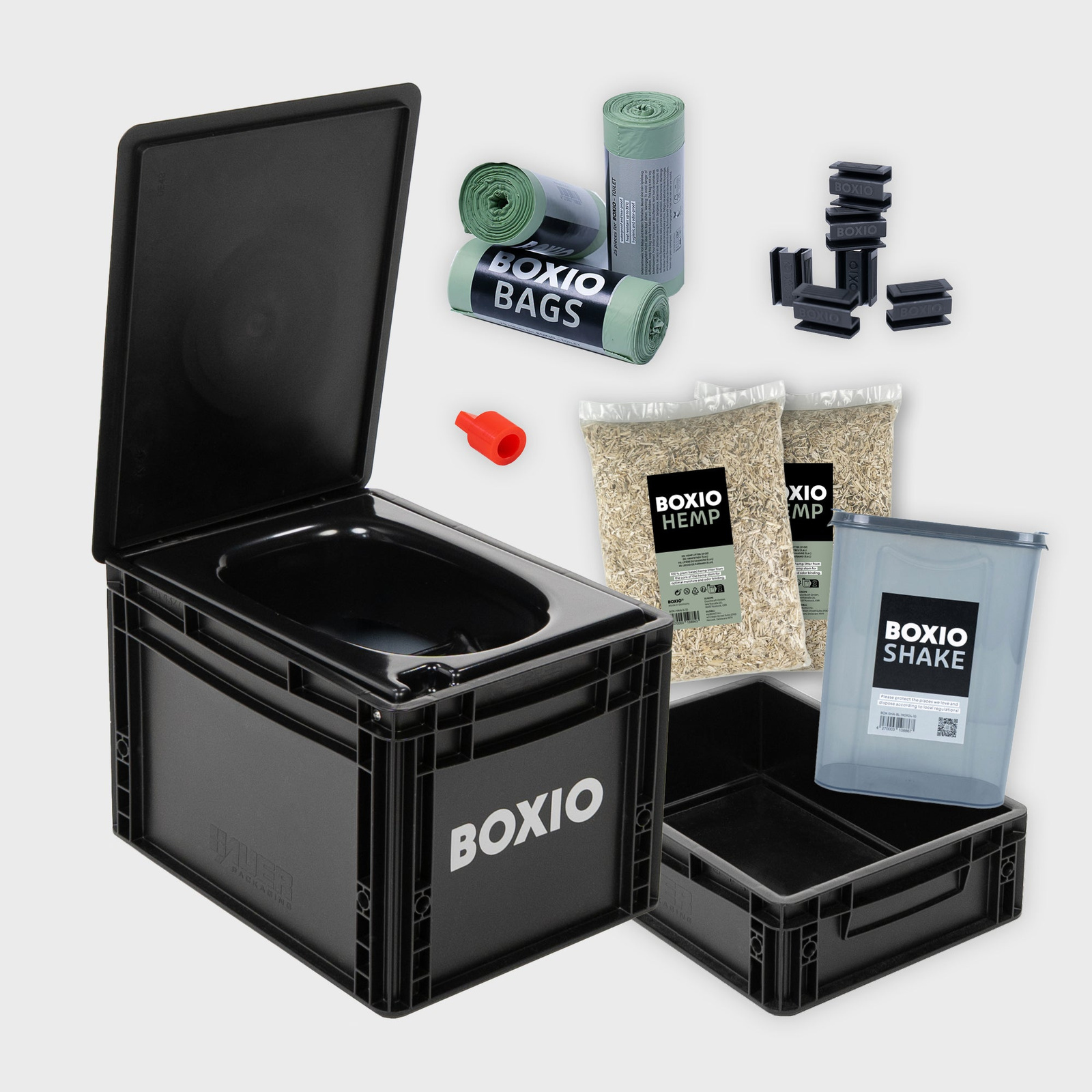 Zestaw BOXIO TOILET MAX+ z podwyższeniem SOLO UP