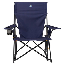 Krzesło bujane ogrodowe GCI Outdoor Comfort Pro Rocker składane ciemnoniebieskie