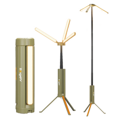 Lampa kempingowa teleskopowa BougeRV z akumulatorem 15600 mAh