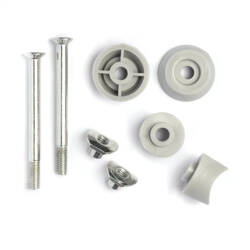 Zestaw przyłączeniowy do ramy siedziska krzesła Cruiser marki Westfield jasnoszary