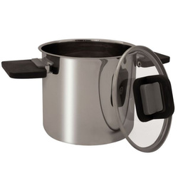 EuroTrail zestaw garnków turystycznych XL stal nierdzewna do kampera kempingu