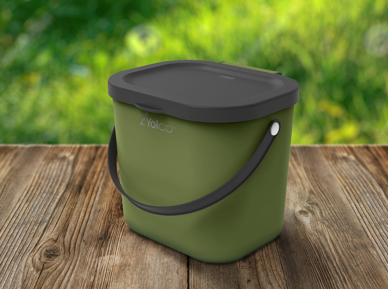 Yolco mini Multibag z wieczkiem Albula 6 l z recyklingu, zielony - gdzie się sprawdzi