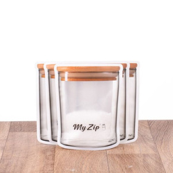 MyZip wielorazowe woreczki do żywności S 350 ml zestaw 5 szczelnych eco