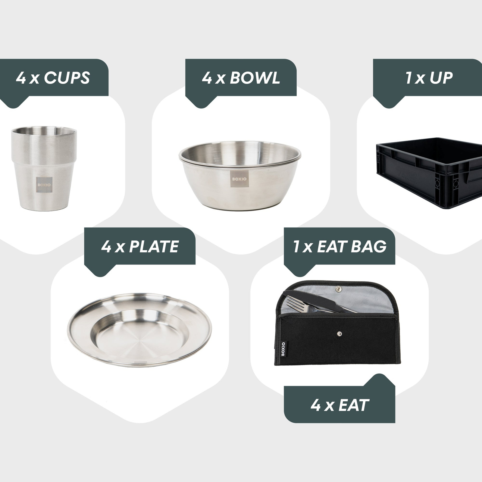 Zestaw naczyń BOXIO COOK UP w Euroboxie SOLO UP