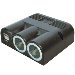 PRO CAR Surface-Mounted Triple Socket