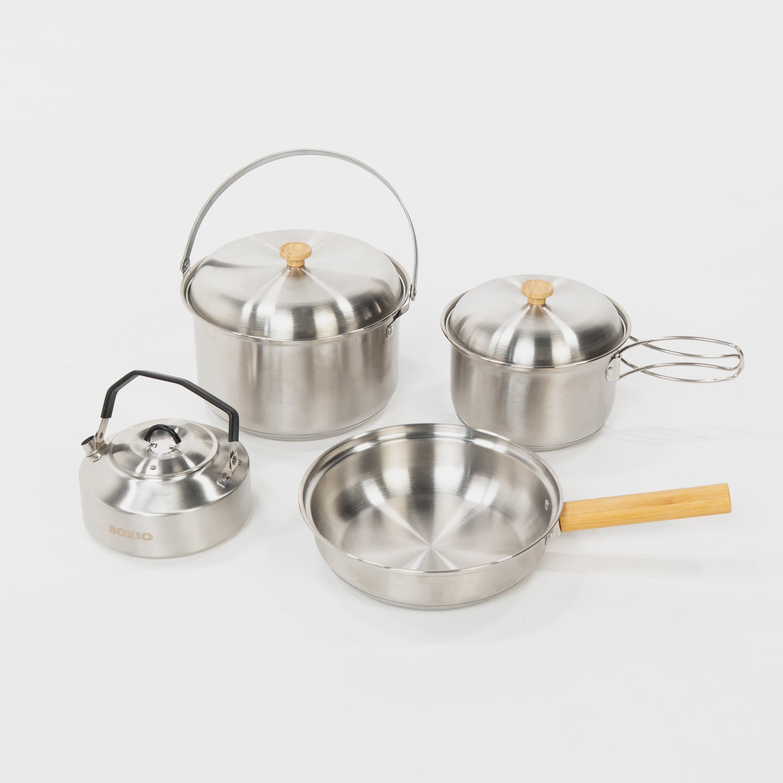 Zestaw garnków BOXIO COOKWARE ze stali nierdzewnej