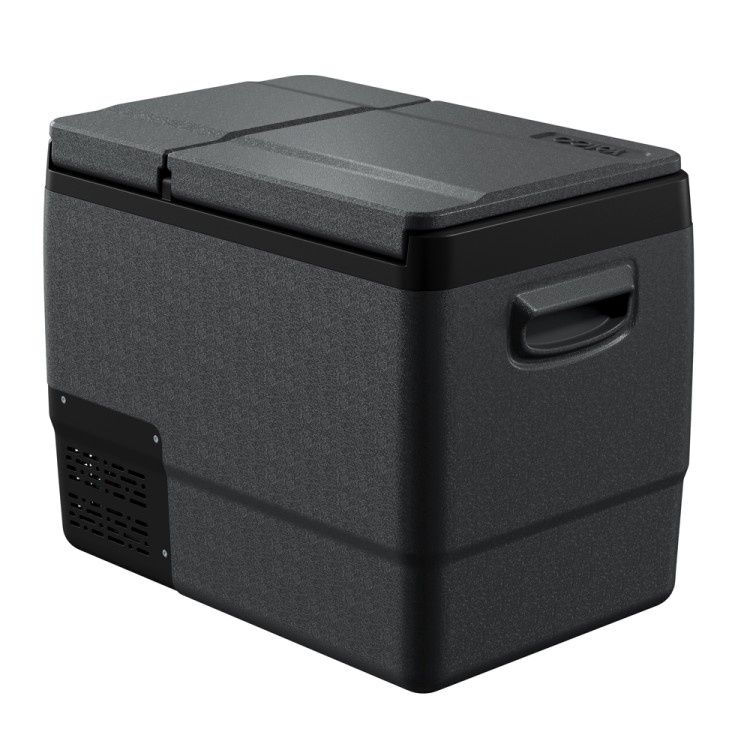 Yolco przenośna lodówka kompresorowa DX40 39 l, dwustrefowa, Space Grey - zasilanie i zabezpieczenia