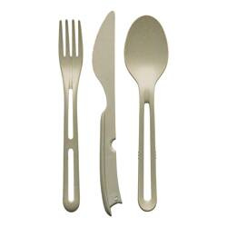 Zestaw sztućców w kolorze piaskowym seria Organic koziol