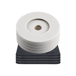 Magnetyczne etui na kieliszki na nóżce jasnoszare 4szt 8,5cm