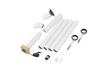 TROBOLO Wentylacja elektryczna do toalety kompostującej z zestawem rur 2 m DN 50 - USB, 12 V, 24 V, 230 V