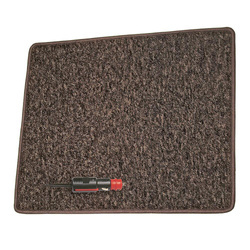 Pro Car Podgrzewany dywan 100x60cm Ciemny brąz 70W 12V