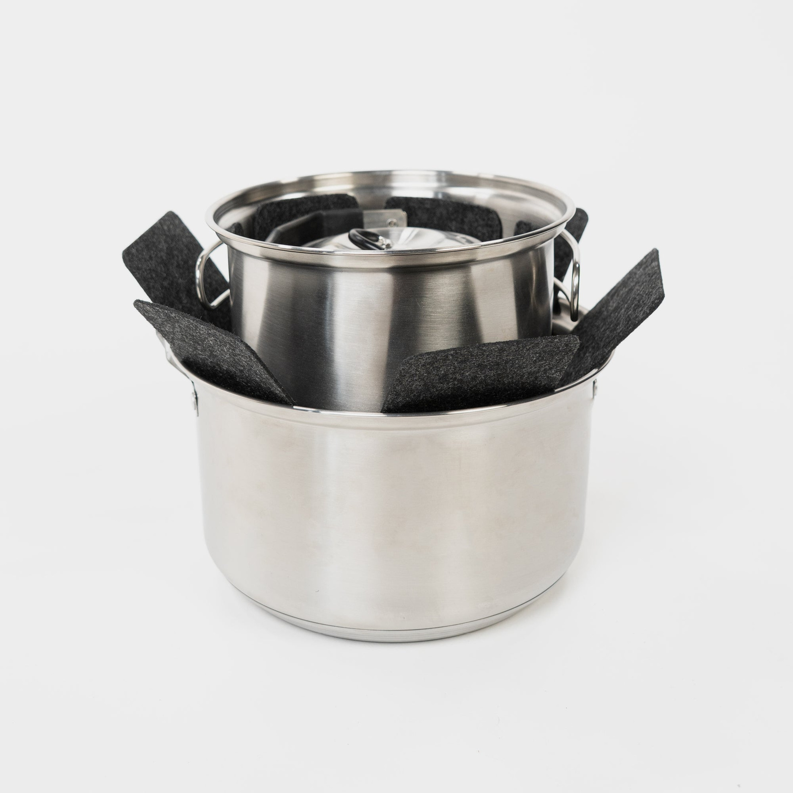 Zestaw garnków BOXIO COOKWARE ze stali nierdzewnej