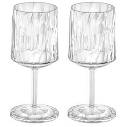 Koziol Superglas CLUB Szklanki 200ml Jasne 7,6cm Zestaw 2s