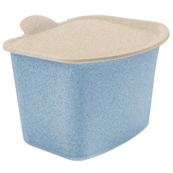 koziol BIBO 3L Waste Bin blue biopolypropylene