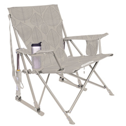 Kickback Rocker™ fotel bujany jasnoszary 110kg 82,5x69,1cm