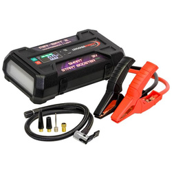 Jump Starter 12V Kompresor Powerbank LED wielofunkcyjny