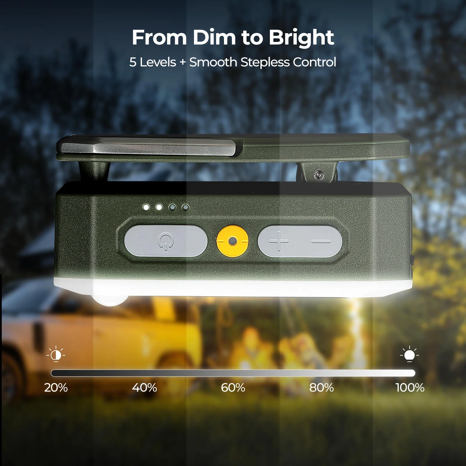 BougeRV Movable Area Light - wymiary