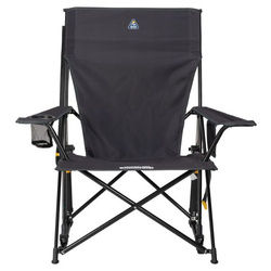 GCI Outdoor fotel bujany turystyczny Comfort Pro Rocker składany antracyt