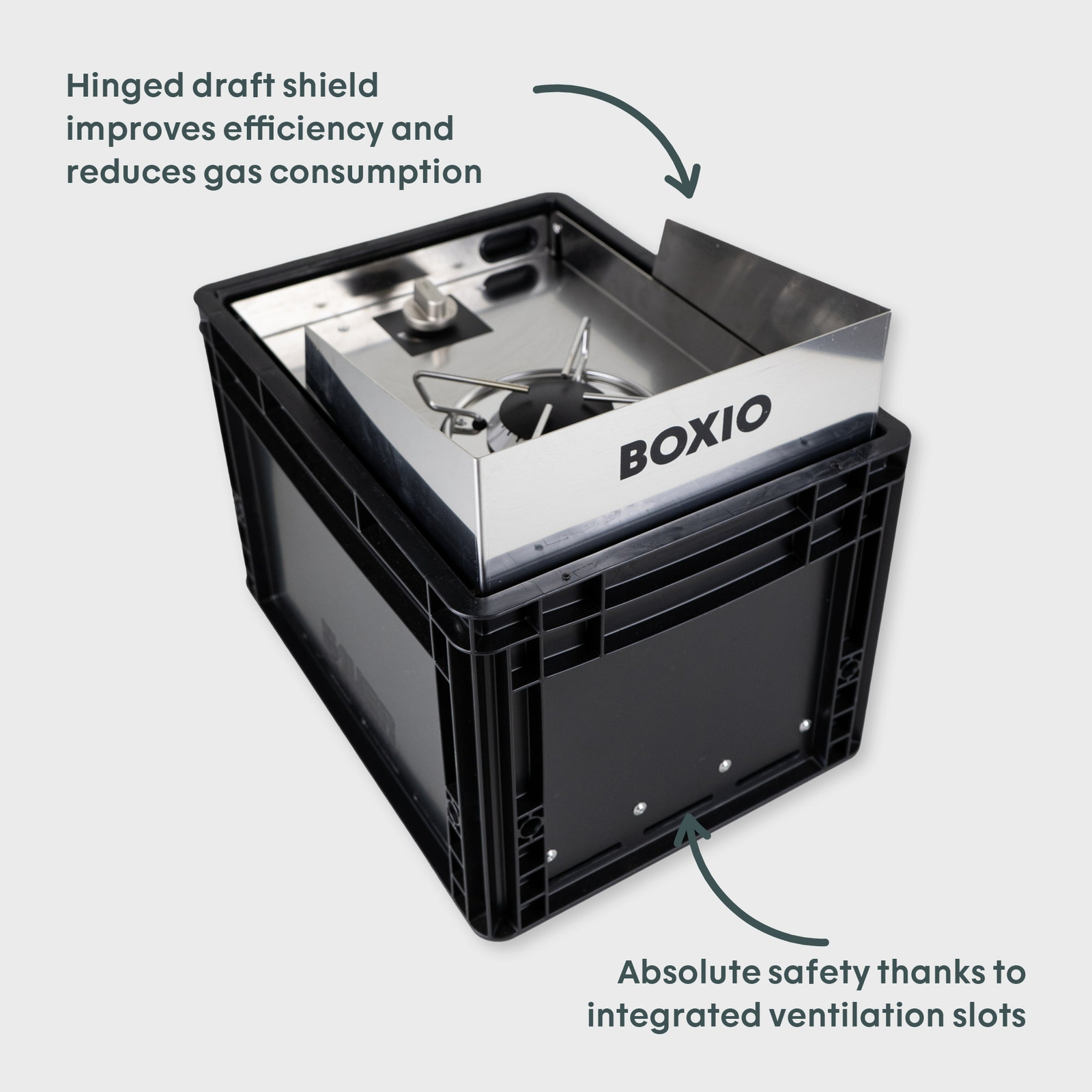 Kuchenka gazowa BOXIO COOK w Euroboxie