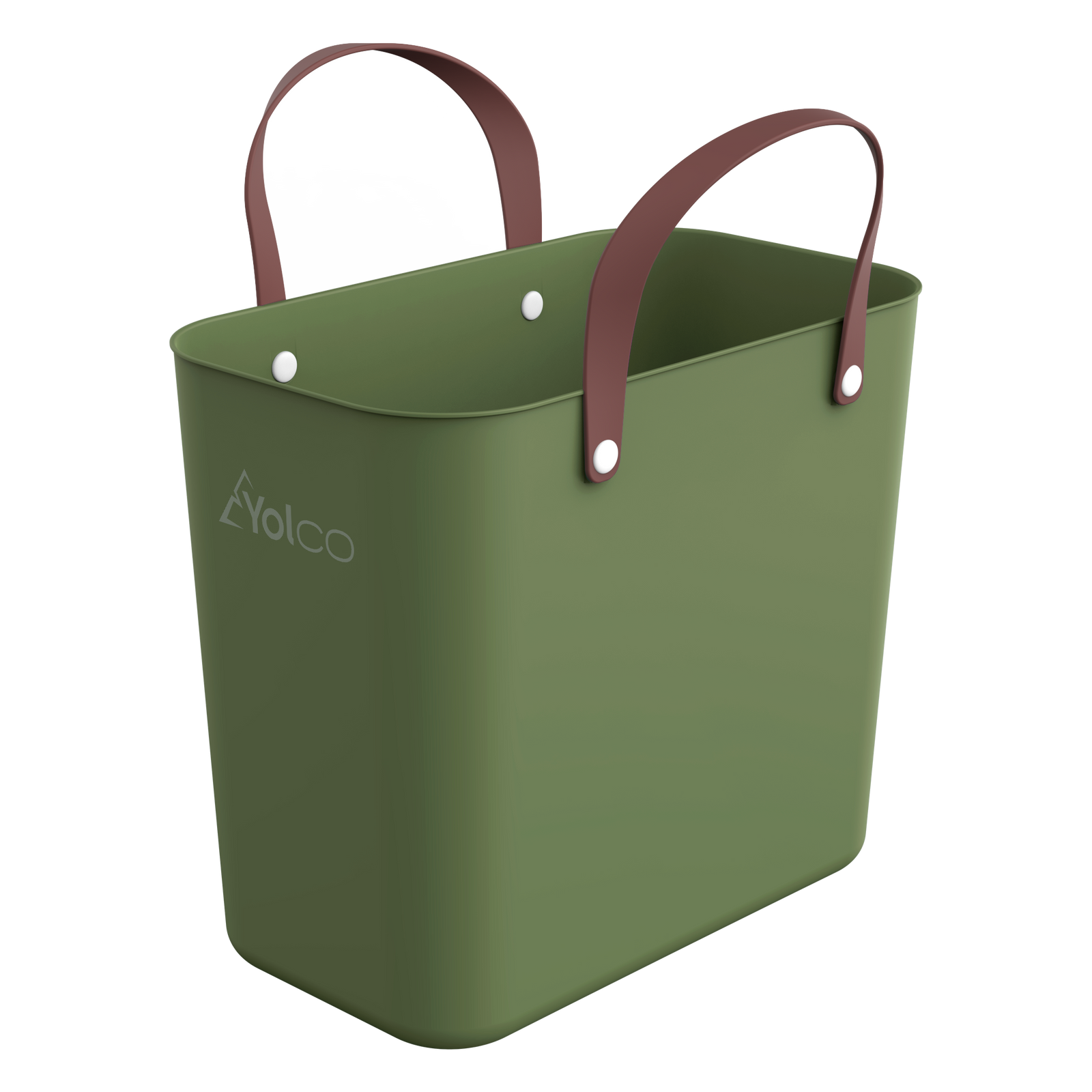 Yolco torba Multibag Albula 25 l z tworzywa z recyklingu, zielona - budowa i wyposażenie