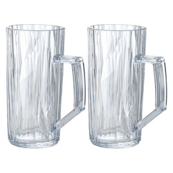 koziol szklanki do piwa Super Glass 500 ml 2 szt. nietłukące zestaw