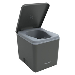 Trelino Evo M composting separation toilet anthracite, 5 l / 8 l, soft-close, no water or chemicals