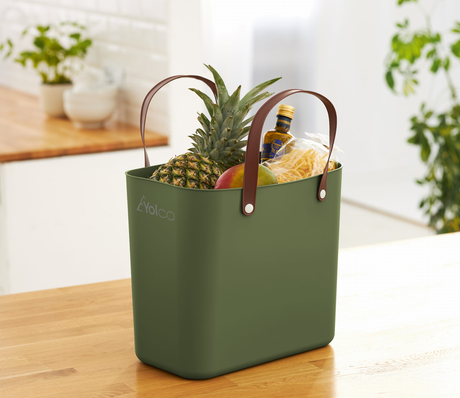 Yolco torba Multibag Albula 25 l z tworzywa z recyklingu, zielona - gdzie się sprawdzi