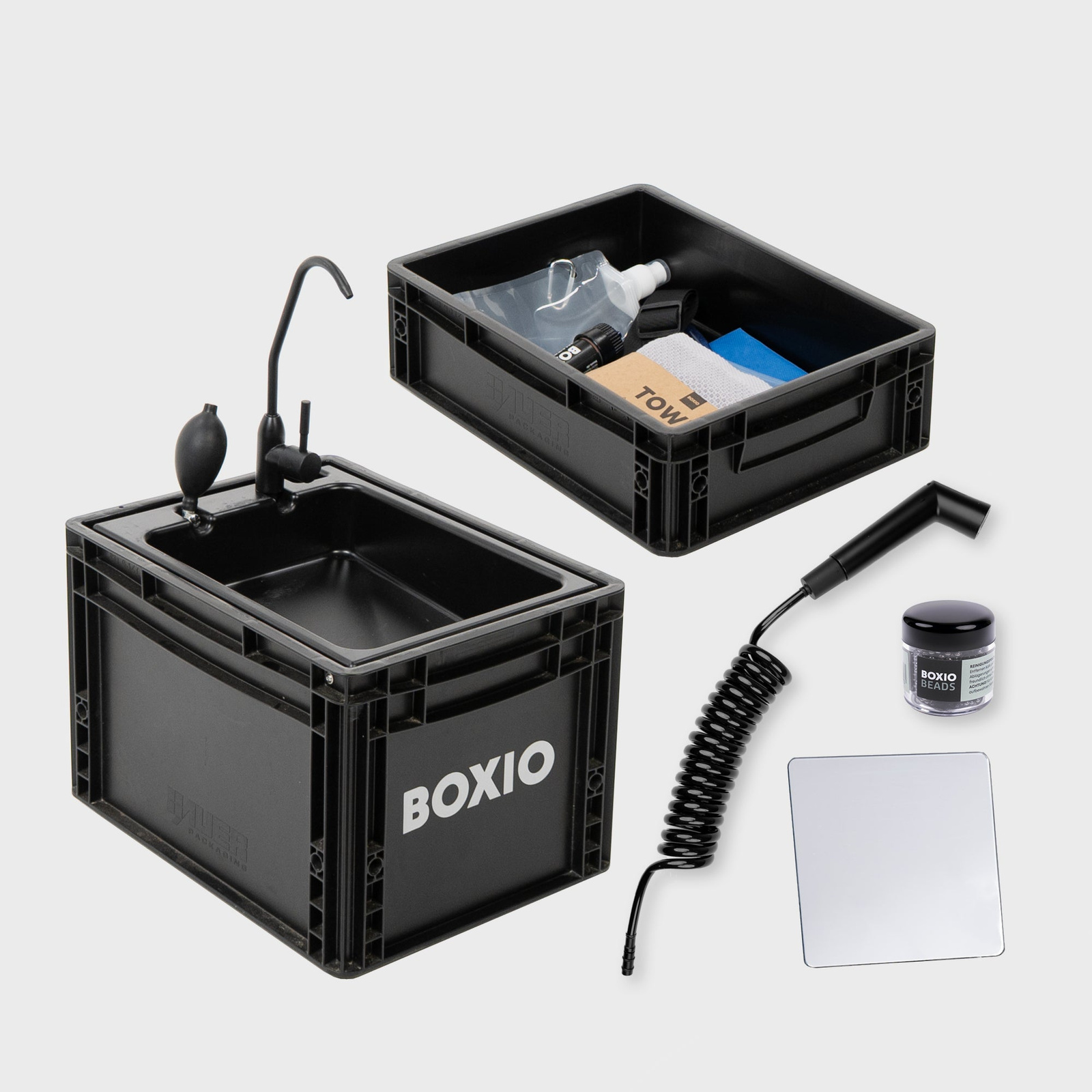 Zestaw BOXIO WASH MAX+ z umywalką i filtrem wody