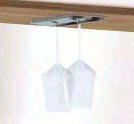 Stojak na szklanki Caravan Kitchen,zestaw 2 szt beżowo-szary