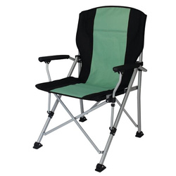 Krzesło składane Caldaro zielone 120kg oparcie 61cm
