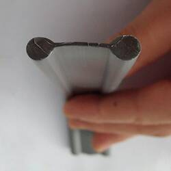 Hindermann Podwójne orurowanie 6m srebrne PVC
