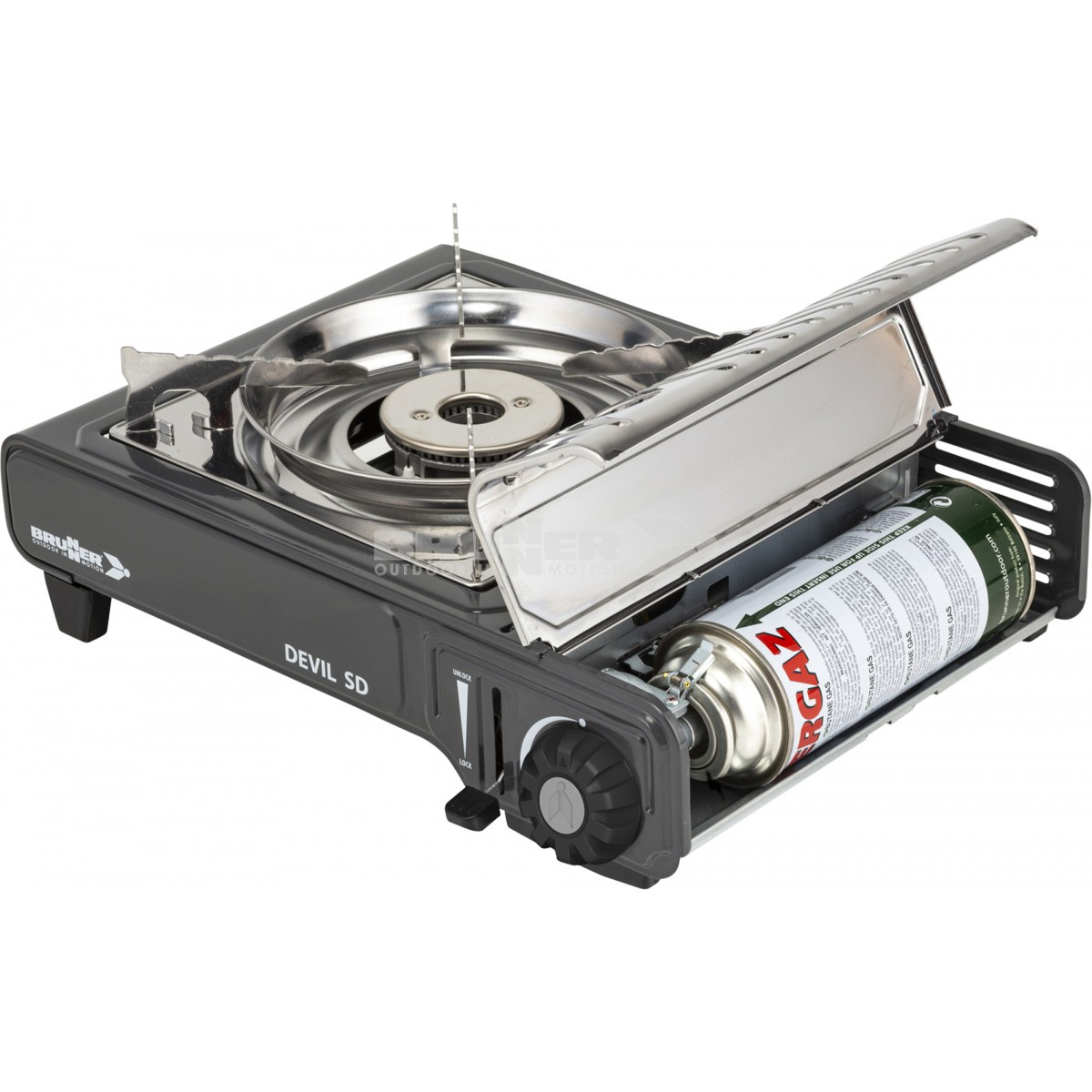 Cartridge compartment of the Brunner Devil SD NG