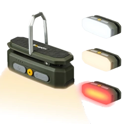 BougeRV Movable Area Light lampa kempingowa LED 380 lm, 3200 mAh, IP65 - czujnik ruchu