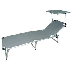 Wygodna leżanka z osłoną przeciwsłoneczną -