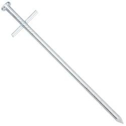 Śledź skalny Tarzan 17 cm - stal ocynkowana, Ø 6 mm, profil T, do twardego i bardzo twardego gruntu, 1 szt.
