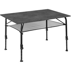Brunner Camping Table Amulet, Black, Adjustable Height up to 75 cm