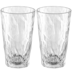 Koziol Superglas CLUB Szklanki 300ml Jasne 8,7cm Zestaw 2s