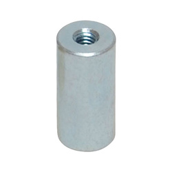 Chwytak prętowy wykonany z NdFeB, obudowa stalowa, z gwintem wewnętrznym, ocynkowany