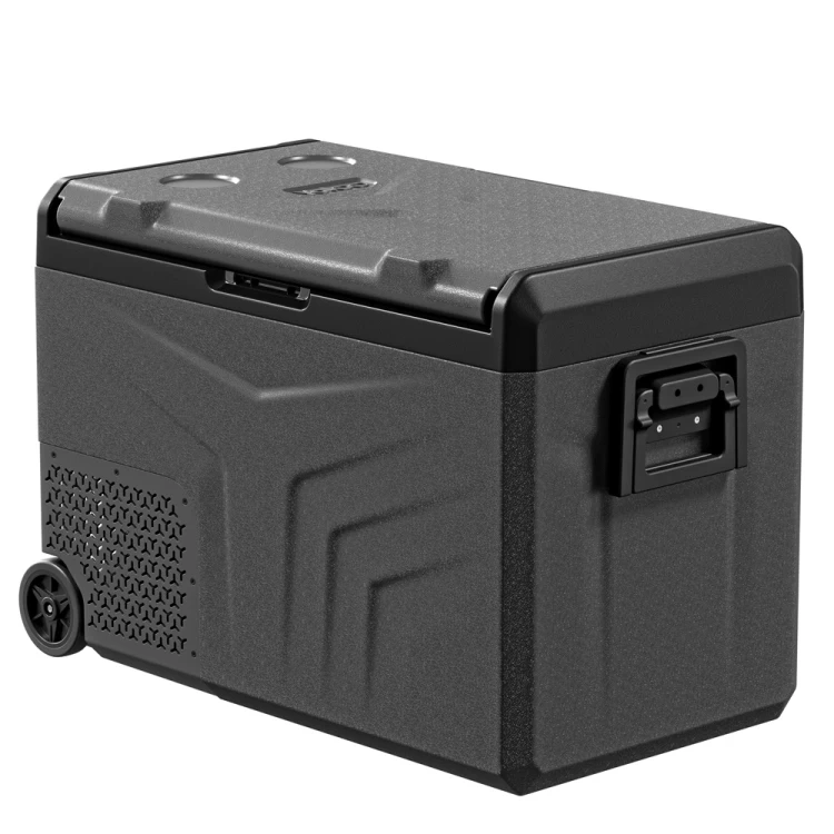 Yolco przenośna lodówka kompresorowa TCX50 50 l, dwustrefowa, Space Grey - budowa i wyposażenie