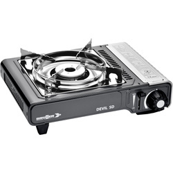 Brunner Devil SD NG cartridge gas stove - 1 burner 2.2 kW, flame failure device, piezo ignition, carry case
