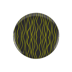 Gimex talerz deserowy melamina cytrynowy turystyczny do kampera