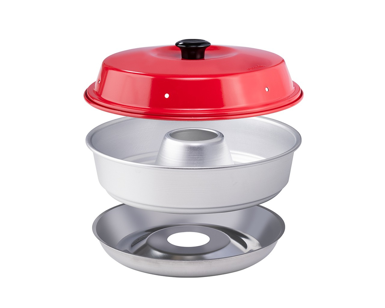 Omnia Classic oven parts - base, pan and lid